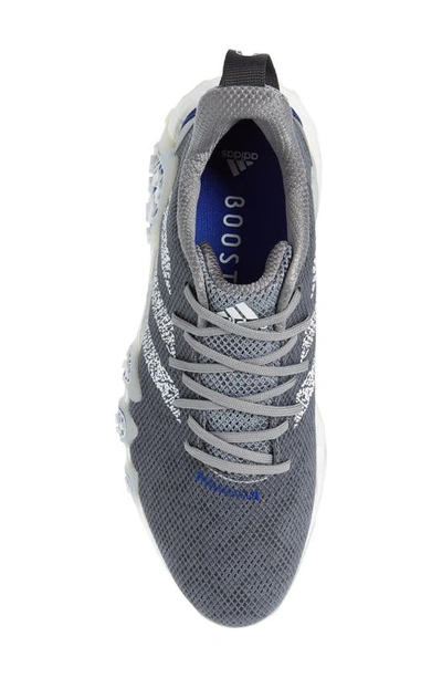 Shop Adidas Golf Codechaos 22 Waterproof Spikeless Golf Shoe In Grey Three/ White/ Grey Six