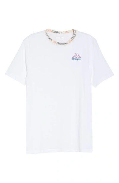 Shop Kappa Logo Datre Graphic Tee In Bright White
