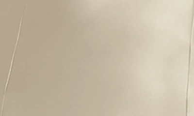 Alfred Sung Off-the-shoulder Ruffle Neck Satin Trumpet Gown In Neutral