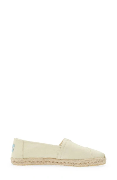 Shop Toms Alpargata Rope Espadrille In Yellow