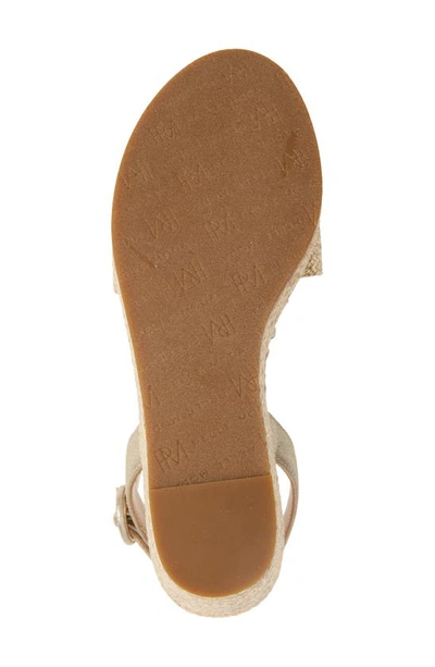 Shop Pelle Moda Wilder Espadrille Wedge Sandal In Gold