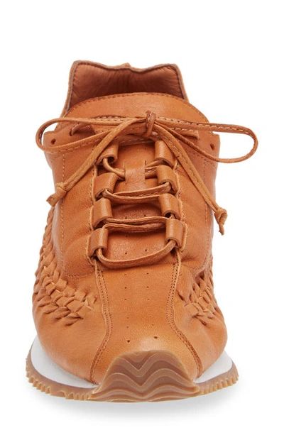 Shop Chocolat Blu Seville Sneaker In Camel Leather