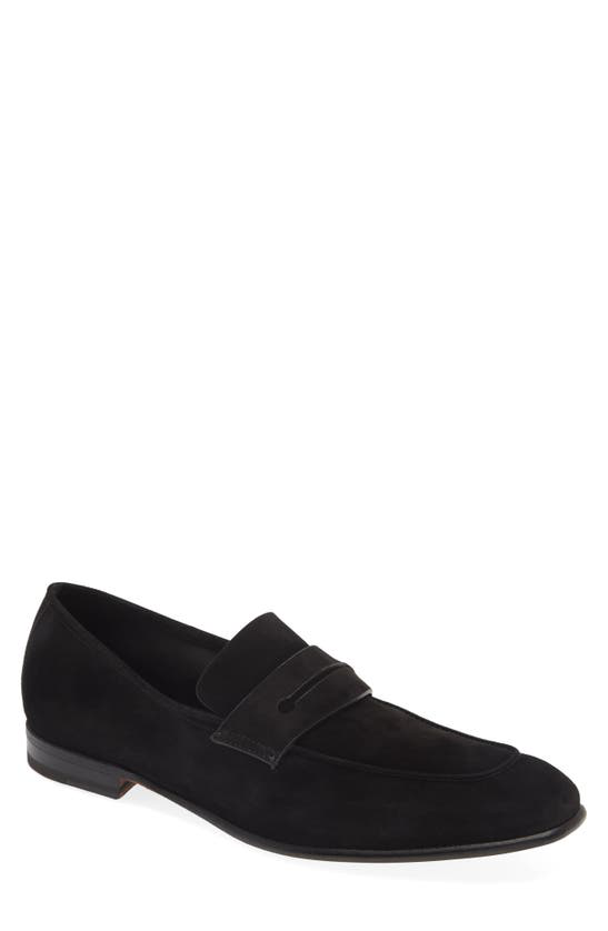 Zegna L'Asola leather loafers - Black