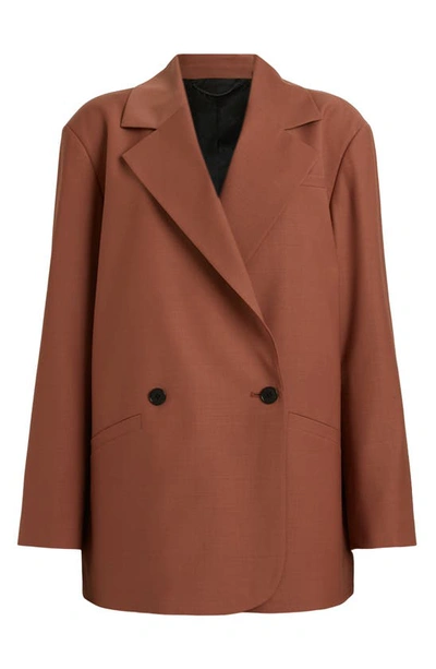 Allsaints Corin Miro Blazer In Sandstone Pink