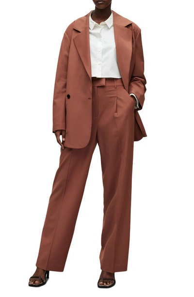 Allsaints Corin Miro Blazer In Sandstone Pink