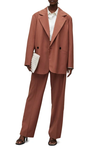 Allsaints Corin Miro Blazer In Sandstone Pink