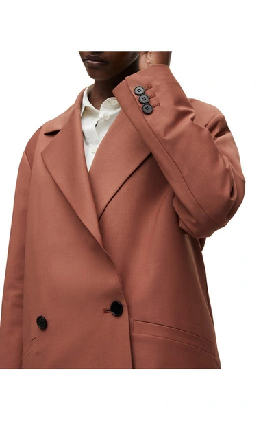 Allsaints Corin Miro Blazer In Sandstone Pink