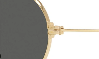 Shop Tory Burch 54mm Round Sunglasses In Gold