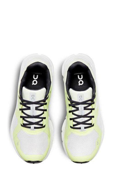 On Cloudrunner Running Shoe In White/ Seedling