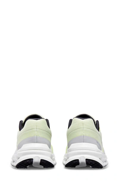 On Cloudrunner Running Shoe In White/ Seedling