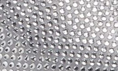 Shop Gianvito Rossi Tbd Crystal Platform Sandal In Silver
