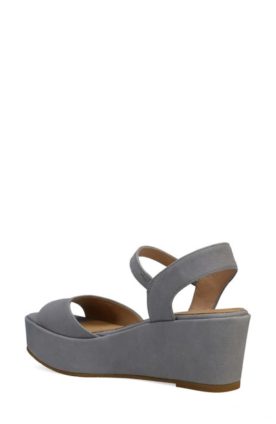 Eileen Fisher Mime Platform Sandal In Pale Sky