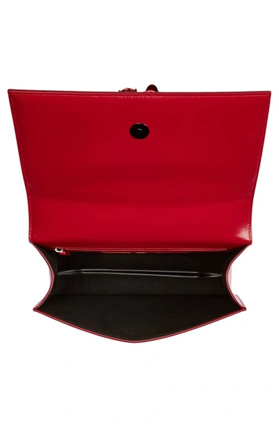 ALEXANDER MCQUEEN MINI JEWELED LEATHER SATCHEL 