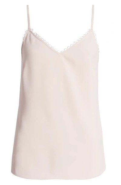Shop Ted Baker Andreno Picot Edge Camisole In Light Beige
