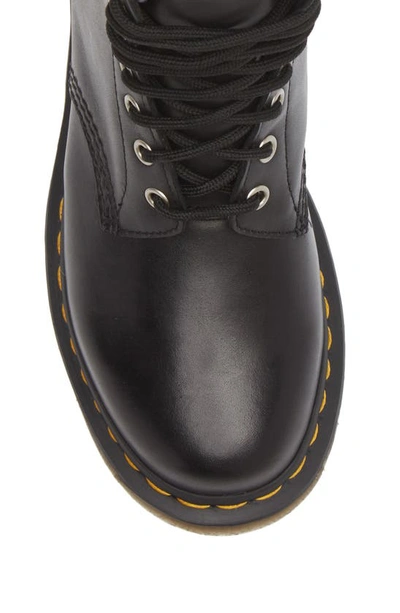 Dr. Martens 1460 Pascal Hardware Nappa Leather Lace Up Boots In Black Nappa