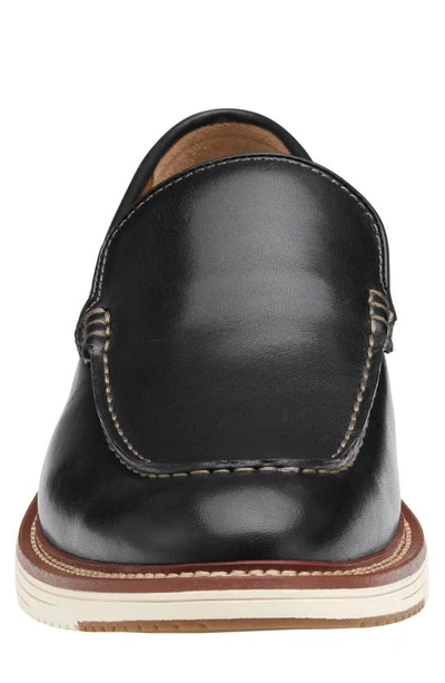 Shop Johnston & Murphy Upton Venetian Loafer In Black