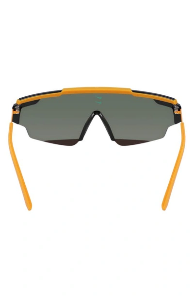 Shop Nike Marquee Edge 64mm Shield Sunglasses In Monarch/ Green