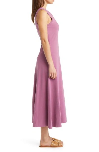 NORDSTROM SLEEVELESS COTTON BLEND DRESS 