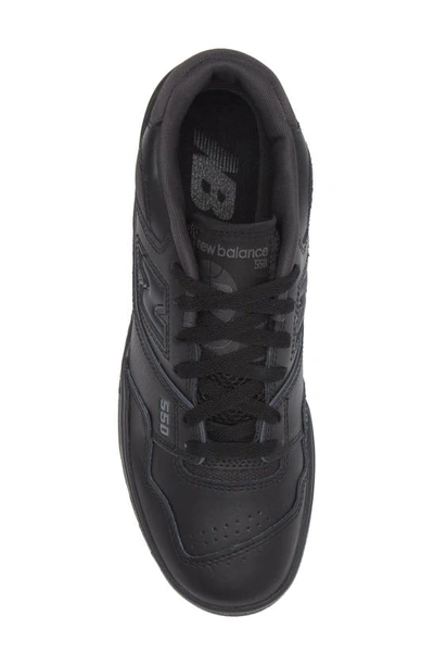 Shop New Balance 550 Basketball Sneaker In Black/ Black