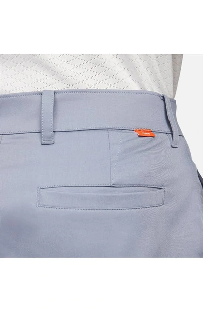 Shop Nike Dri-fit Uv Flat Front Chino Golf Shorts In Ashen Slate