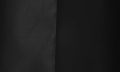 Alfred Sung Cutout Satin Gown In Black