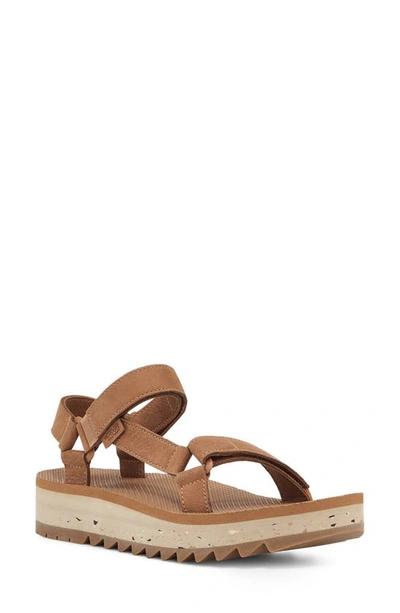 Shop Teva Universal Ceres Sandal In Honey Brown