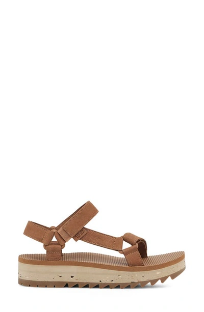 Shop Teva Universal Ceres Sandal In Honey Brown