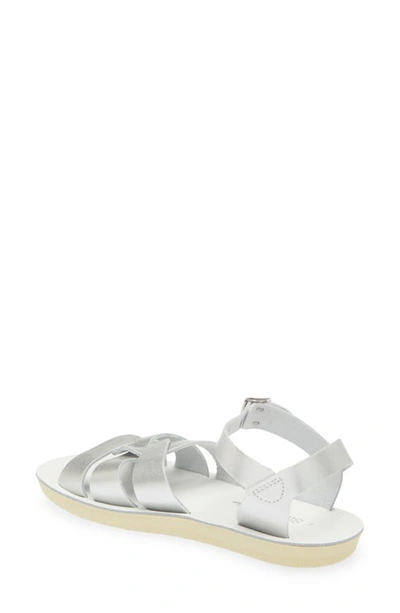 Shop Salt Water Sandals By Hoy Swimmer Sandal In Silver