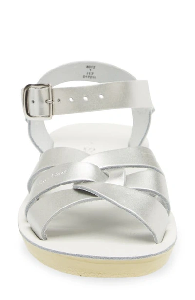 Shop Salt Water Sandals By Hoy Swimmer Sandal In Silver