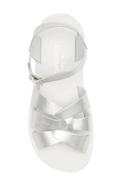 Shop Salt Water Sandals By Hoy Swimmer Sandal In Silver