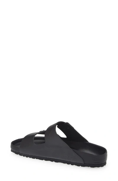Birkenstock Arizona Natural Leather Sandals In Black