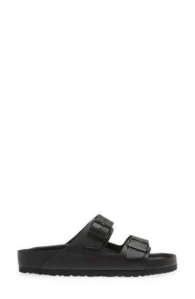 Birkenstock Arizona Natural Leather Sandals In Black