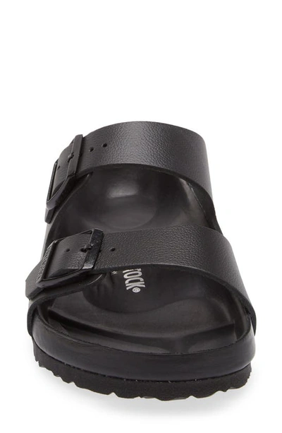 Birkenstock Arizona Natural Leather Sandals In Black
