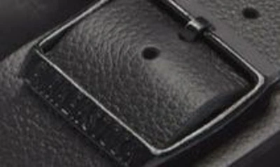 Birkenstock Arizona Natural Leather Sandals In Black