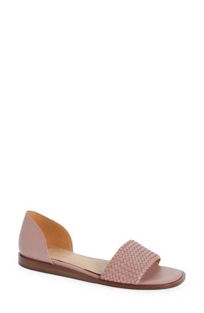 Shop Madewell The Nelda D'orsay Flat In Warm Thistle