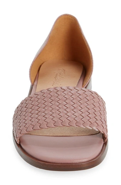 Shop Madewell The Nelda D'orsay Flat In Warm Thistle