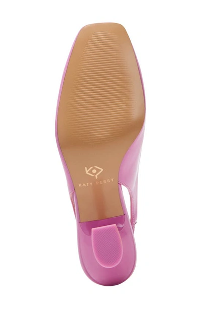 Katy Perry The Laterr Slingback Square Toe Pump In Hot Pink