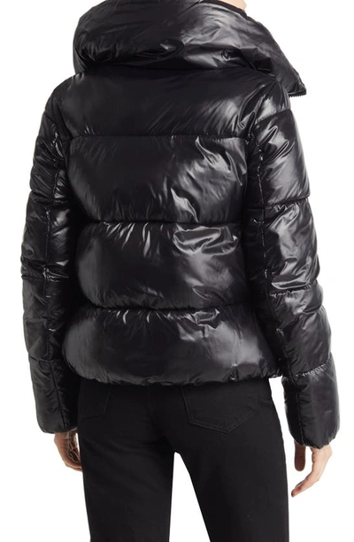 Shop Save The Duck Isla Quilted Puffer Jacket In Black