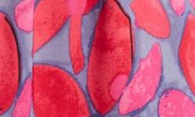 Nic + Zoe Happy Splash Tiered Floral-print Maxi Dress In Pink Multi