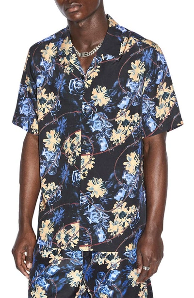 Shop Ksubi Hyperflower Short Sleeve Resort Shirt In Assorted