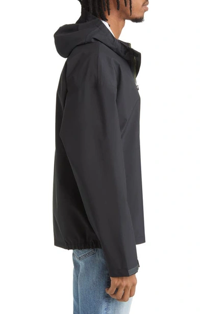Cotopaxi Cielo Water Repellent Hooded Rain Jacket In All Black