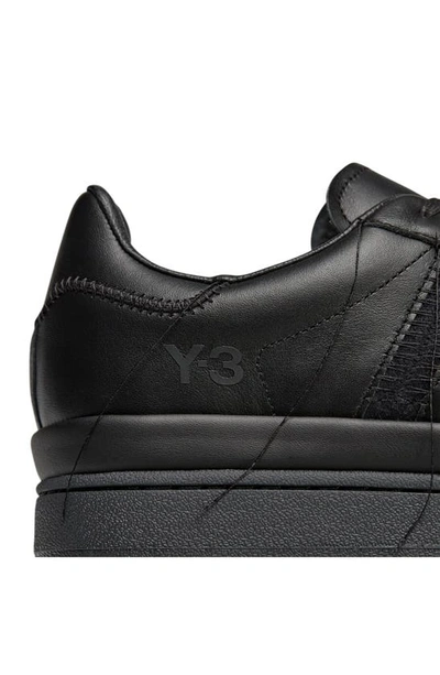 Shop Y-3 Adidas Hicho Sneaker In Black/ Black/ Black