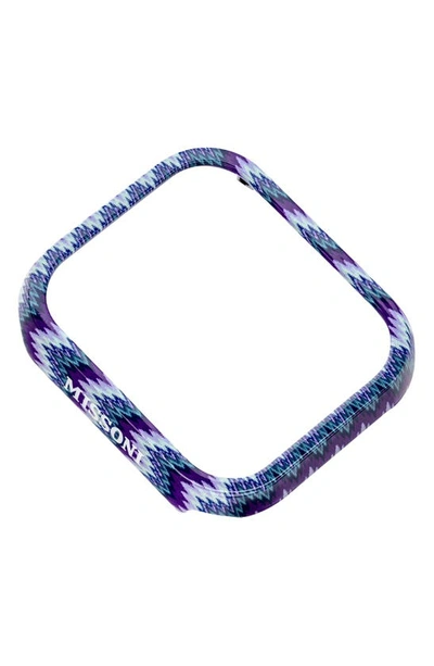 Shop Missoni Zigzag 41mm Apple Watch® Cover In Multi Purple