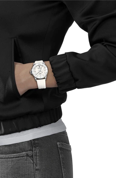 Tissot Seastar 1000 Silicone Watch, 36mm In White