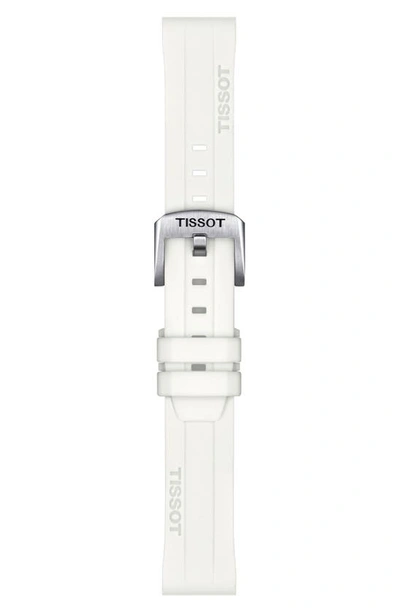 Shop Tissot Seastar 1000 Silicone Watch, 36mm In White