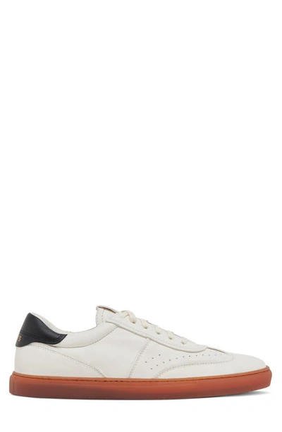 Shop Greats Charlie Low Top Sneaker In Blanco Leather