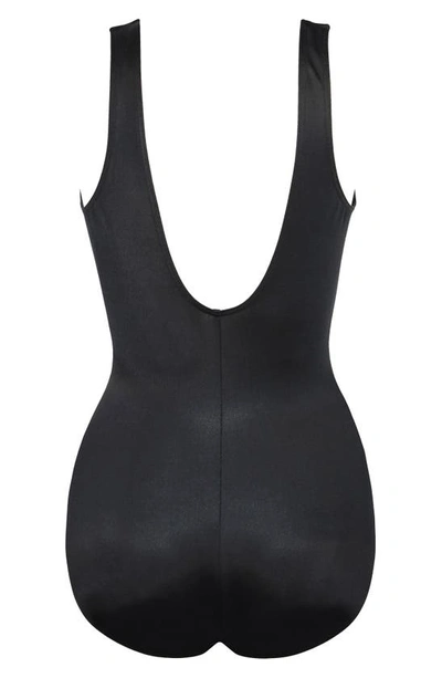 Miraclesuit Stitch It Lyrd Escape One-piece Swimsuit In Blue