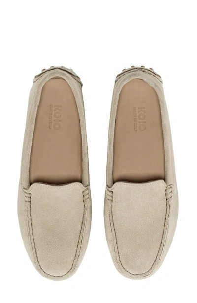 Shop Koio Pavia Driving Loafer In Farro