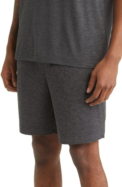 Shop Barefoot Dreams Butterchic Knit Heavy Shorts In He Carbon