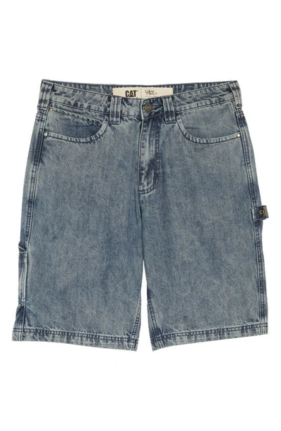 Cat Wwr Carpenter Shorts In Vintage Medium Wash | ModeSens